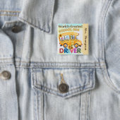 Persönlicher Weltbester Schulbusfahrer Button (Beispiel)