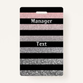 Persönliches Abzeichen, beruflich Ausweis (Rückseite)