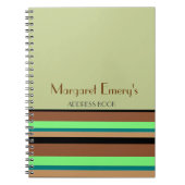 Persönliches Adressbuch (oder Zeitschrift oder Notizblock (Vorderseite)