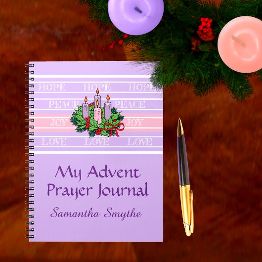 Persönliches Advent-Gebetsjournal Notizblock