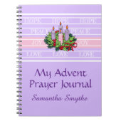 Persönliches Advent-Gebetsjournal Notizblock (Vorderseite)