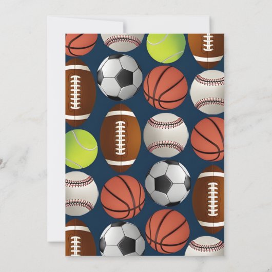 Persönliches All-Star Printable Sports MVP Party Einladung (Rückseite)