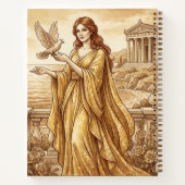 Persönliches Aphrodite Reflections Journal Notizblock (Rückseite)
