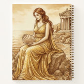 Persönliches Aphrodite Reflections Journal Notizblock (Rückseite)