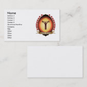 Persönliches ausbildenMandorla Visitenkarte (Vorne/Hinten)