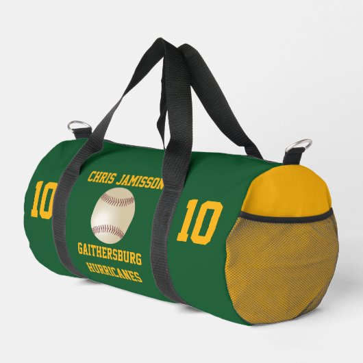 Persönliches Baseball-Team, Trainer oder Spieler G Duffle Bag (Rechte Ecke)