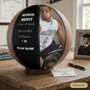 Persönliches Basketball-Geschenk für die Abiturien Basketball