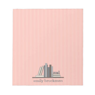 Persönliches Bibliotheksnotizbuch Notizblock