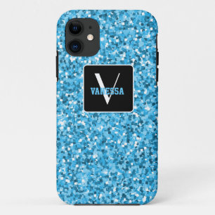 Persönliches Blau Case-Mate iPhone Hülle