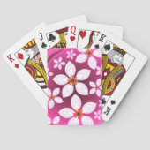 Persönliches Blumenmuster-Geschenk Spielkarten (Rückseite)