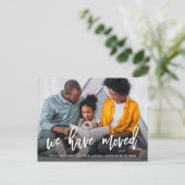 Persönliches Foto | Ankündigung zum Verschieben vo (Stehend Vorderseite)