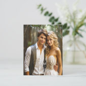 Persönliches Foto, danke Karte (Stehend Vorderseite)