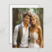 Persönliches Foto, danke Karte (Vorne/Hinten)