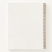 Persönliches Foto Elfenbein-Script-Journal Notizblock (Rückseite)