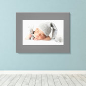 Persönliches Foto Leinwanddruck (Insitu (Holzboden))