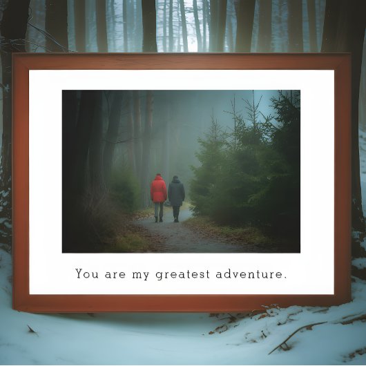 Persönliches Foto und Tetx Poster