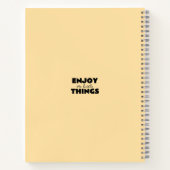 Persönliches Foto- und TextNotebook Notizblock (Rückseite)