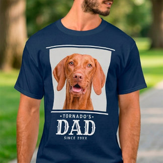 Persönliches Foto von Haustier Hund Katze Vater se T-Shirt