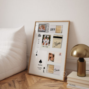 Persönliches Geburtstagsgeschenk für die beste Fre Poster