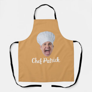Persönliches Geschenk Chef Gesicht Schürze