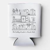 Persönliches Geschenk für den Buchclub Dosenkühler (Vorderseite)