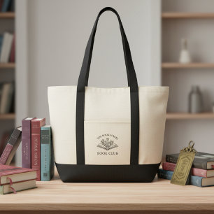 Persönliches Geschenk mit Buchclub-Namen Tragetasche