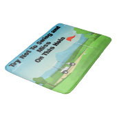 Persönliches Golf Bad Badematte (Schrägansicht)