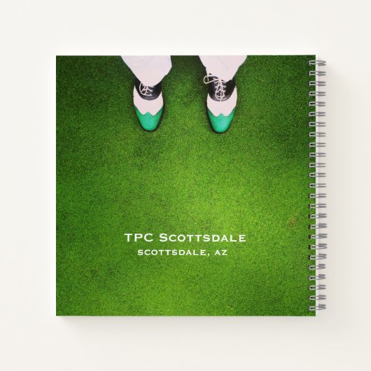 Persönliches Golf Memory-Journal-Notebook Notizblock (Rückseite)