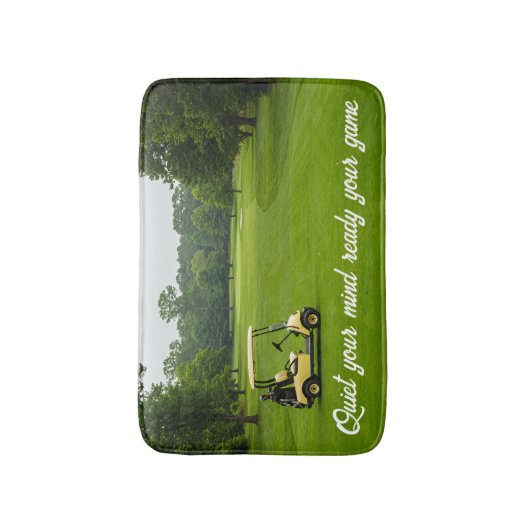 Persönliches Golfdesign Badematte (Vorderseite Vertikal)