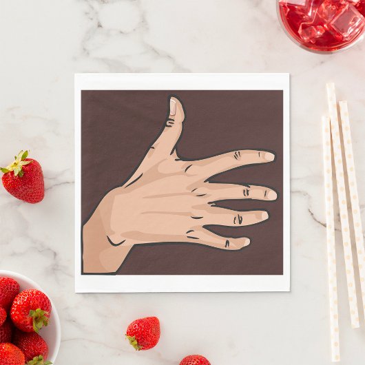 Persönliches Handpapier Napkins Serviette