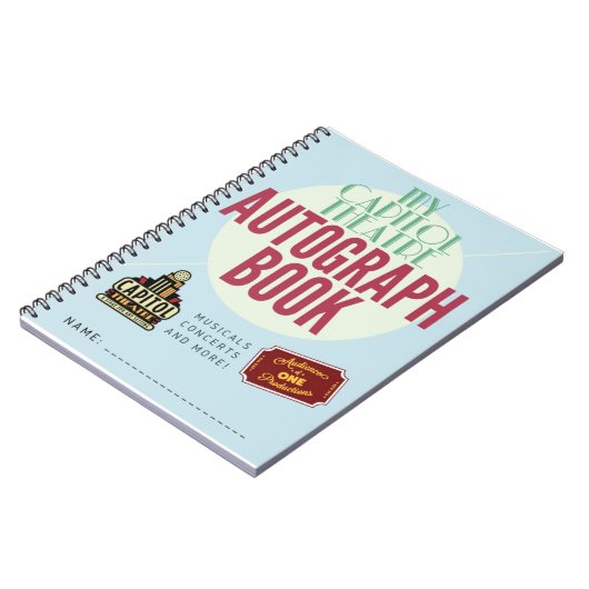 Persönliches Hauptstadts-Autogramms-Buch! Notizblock (Linke Seite)