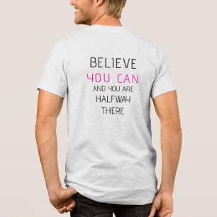 Persönliches Inspirationszitat Tri-Blend Shirt