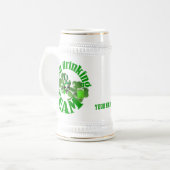 Persönliches irisches Trinkteam Bierglas (Vorderseite Links)