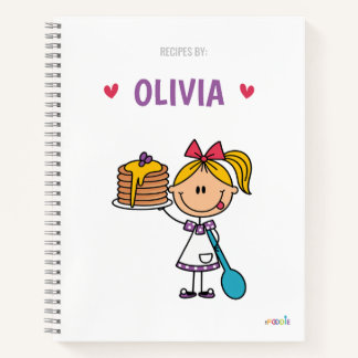 Persönliches Kinderrezeptebuch Notizblock