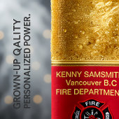 Persönliches Logo der romantischen Feuerabteilung Badhandtuch Set