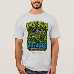 Persönliches lustiges IT-Büro Password Jungle  T-Shirt