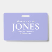 Persönliches Markenlogo Modernes Abzeichen für Lil Ausweis (Front)