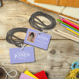 Persönliches Markenlogo Modernes Abzeichen für Lil Ausweis