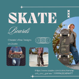 Persönliches modernes Zitat Hippopotamus Brown Skateboard