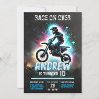 Persönliches Motocross Dirt Motorbike Boy Birthday