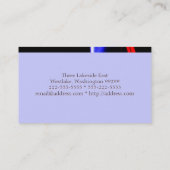 Persönliches Nachtlicht Visitenkarte (Rückseite)