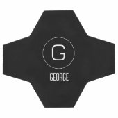 Persönliches Namenslogo Fußball (Flach)