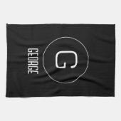 Persönliches Namenslogo Geschirrtuch (Horizontal)