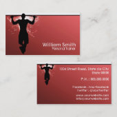 Persönliches Netz Trainer Visitenkarte (Vorne/Hinten)