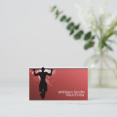 Persönliches Netz Trainer Visitenkarte (Stehend Vorderseite)