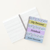 Persönliches Notebook in Pastellen Notizblock (Innenseite)
