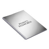 Persönliches Notebook mit schwarzer und weißer Far Notizblock (Rechte Seite)