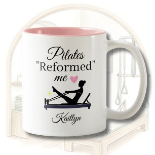 PERSÖNLICHES PILATES "UMGEFORMT" MICH REFORMER NAM ZWEIFARBIGE TASSE
