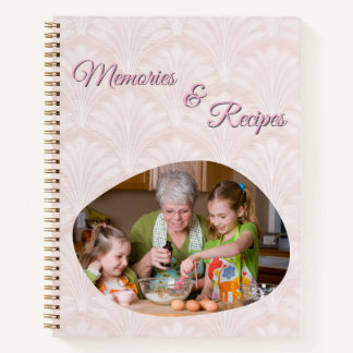 Persönliches Rezeptbuch 'Erinnerungen & Rezepte' Notizblock