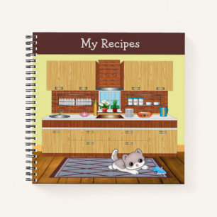 Persönliches Rezeptbuch Notizblock